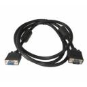 Cable vga monitor 1.5 metros negro con filtros