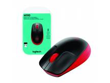 Mouse Logitech M190 inalmbrico rojo