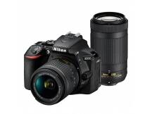 Camara Nikon D5600, 24MP, Lente 18-55+70-300 Kit, Wifi, reflex profesional