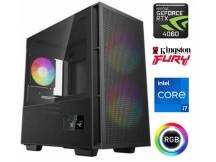 Equipo Gamer Core i7 14700F, 32GB, 1TB NVMe, RTX 4060 8GB