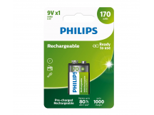 Bateria recargable Philips 9V 170mAh