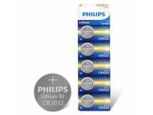 Pila de Litio Philips CR2032 X 5