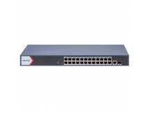 Switch PoE Hikvision 24 puertos gigabit 230w admin.