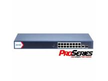 Switch PoE Hikvision PRO 16 puertos gigabit 230w admin.