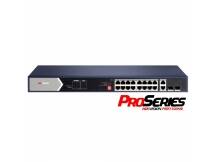 Switch PoE Hikvision PRO 16 puertos gigabit 225w