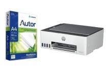 Impresora multifuncion HP Smart Tank 520 + resma A4