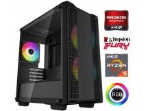 Equipo Gamer Ryzen 5 5600GT, 16GB, SSD 480GB, Grficos Radeon