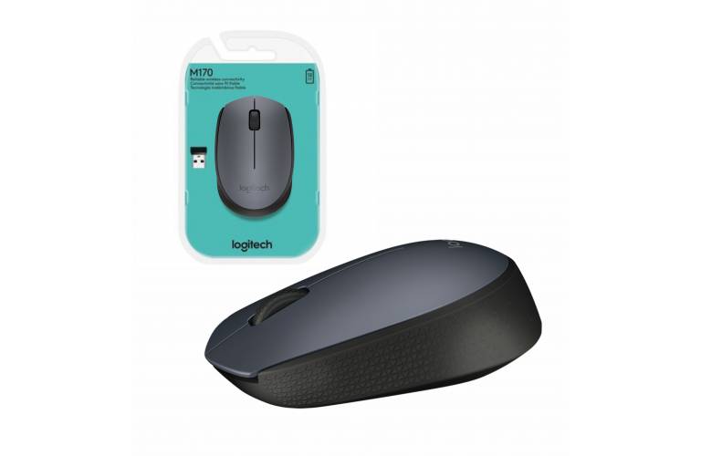 Mouse Logitech M170 inalmbrico negro