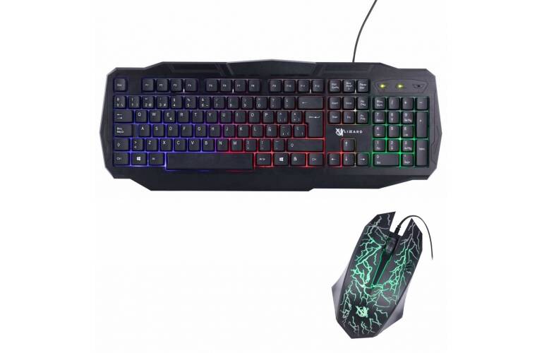 Combo X-Lizzard Gamer Teclado y Mouse USB